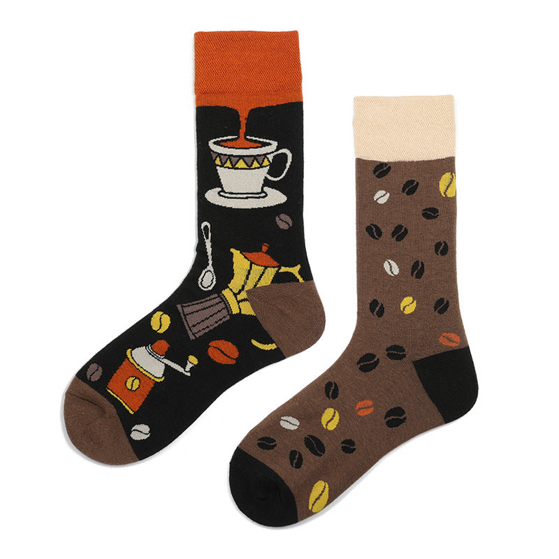 Unisex Odd Socks - Coffee