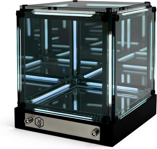 ✨4D Mirror Cube Light Touch Dimmable USB-C Rechargeable LED Lamp for Bedroom Desk Gaming