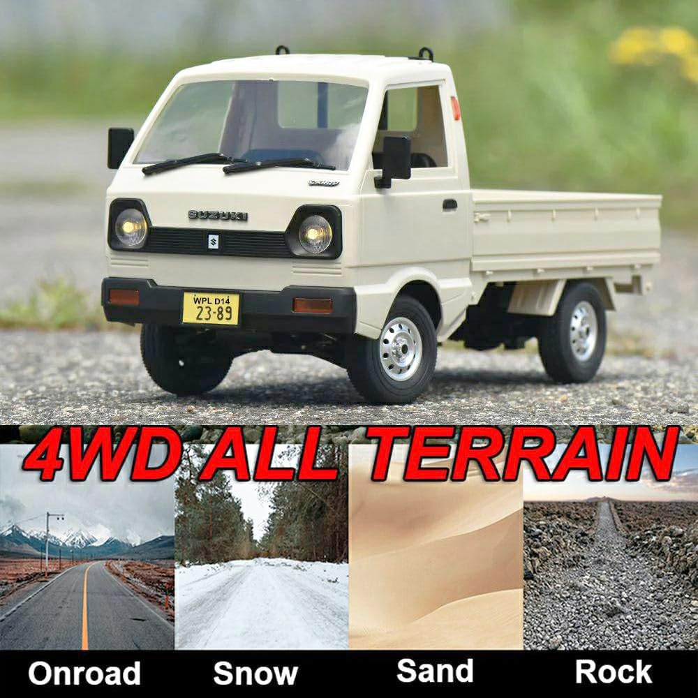 🎮1/10 Suzuki RC Kei Truck 4x4 Off-Road Drift Car 2.4GHz RTR Adult Model Toy