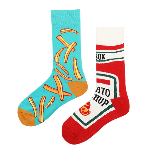 Unisex Odd Socks - Chips and Ketchup